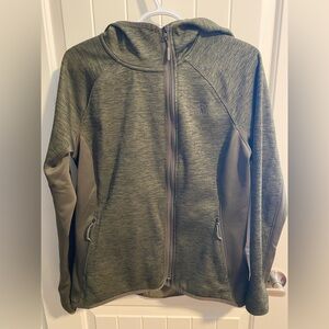The North Face Green Full-Zip Hoodie
